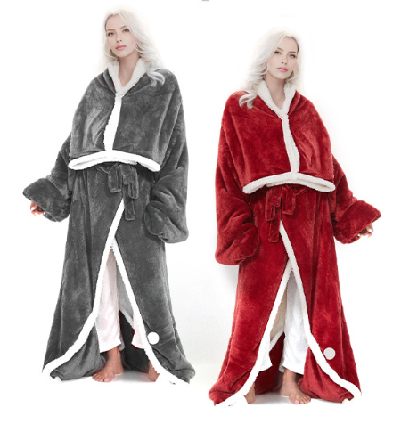 Flannel Home Wearable Electric Blanket